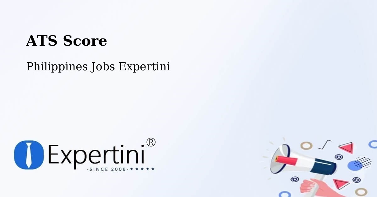 Resume ATS Score & Job Description Match Tool – Bustos - Philippines Jobs Expertini