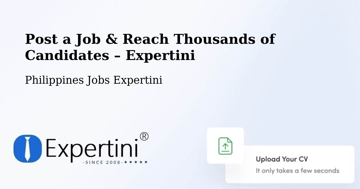 Post a Job in Bustos – Hire the Right Talent - Bustos, Philippines Jobs Expertini