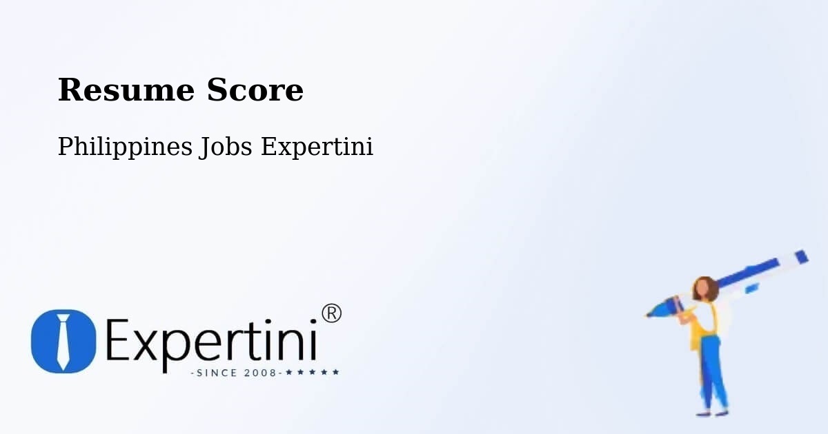 Resume Score & Job Description Match Tool – Bustos - Philippines Jobs Expertini